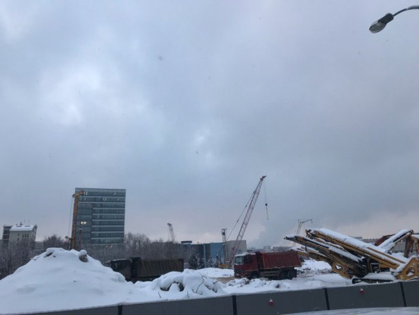 Новый строящийся корпус Prime park на Ленинградском пр. 37