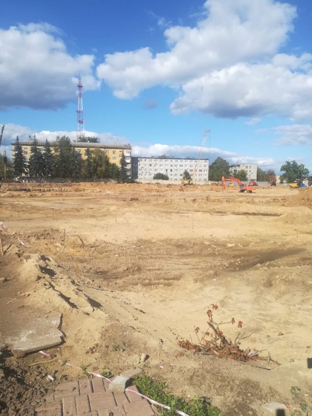 Строительство крупнейшего Дворца спорта в Калуге.
