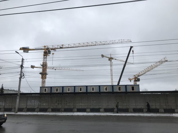 Строительство крупнейшего Дворца спорта в Калуге.