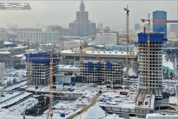Новый строящийся корпус Prime park на Ленинградском пр. 37