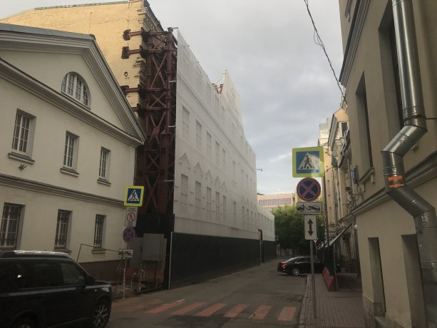 Строительство гостиничного комплекса Bulgari Hotel Residences Moscow.