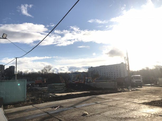 Строительство крупного клинического центра Волоколамское шоссе вл. 63
