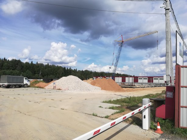 Строительство производственного корпуса Радумля в Солнечногорском районе.