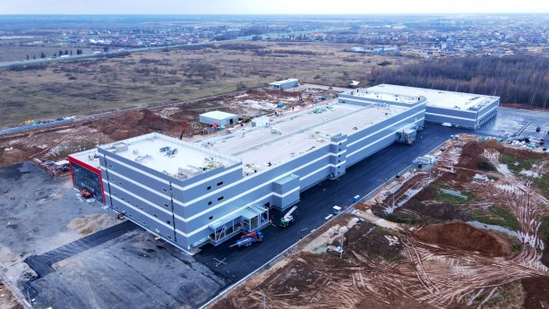 Строительство завода по производству кондитерской продукции Орион в Твери.