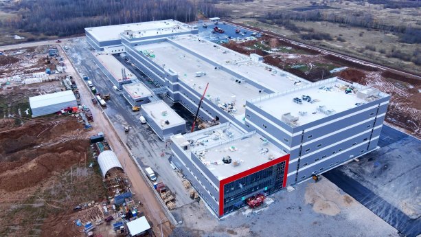 Строительство завода по производству кондитерской продукции Орион в Твери.