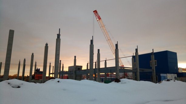 Строительство складского комплекса MGM Logistic в Шереметьево.