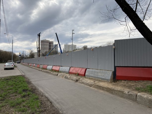 Строительство нового крупного ЖК на Давыдковской ул. 12