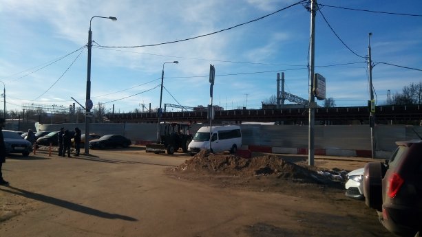 Реконструкция пассажирской платформы​ станции Крюково МЦД-3.