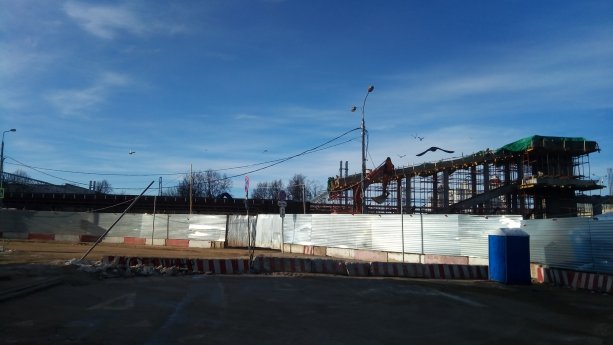 Реконструкция пассажирской платформы​ станции Крюково МЦД-3.