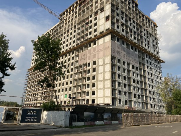 Строящийся монолитно-кирпичный жилой комплекс «Михалковский».