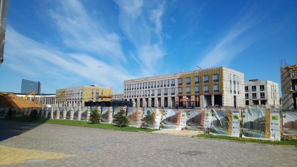 ​Строящийся «Студенческий квартал» в районе Z1 «Сколково».
