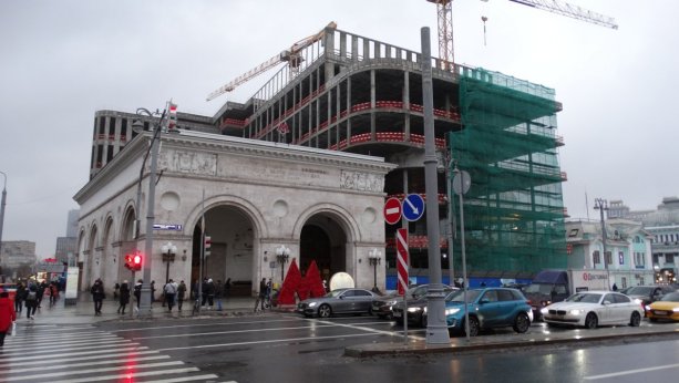 Строительство Торгово-офисного центра AfiMoll Тверская.