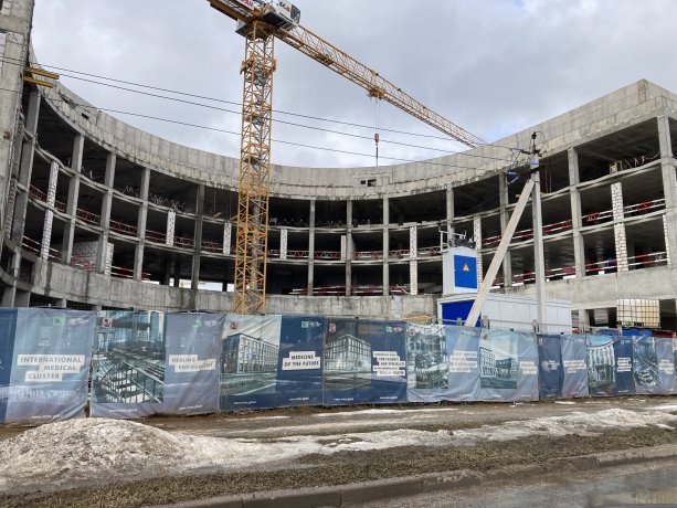 Строительство гостиничного комплекса 5* Accor в Сколково.