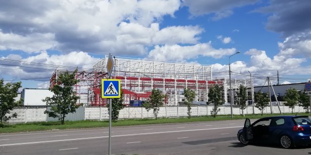 Строящийся Государственный Кремлевский Дворец в Одинцово.