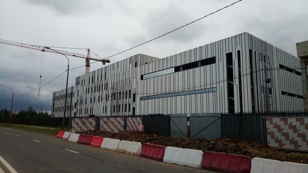 Строящийся фармацевтический завод Генериум в Алабушево.