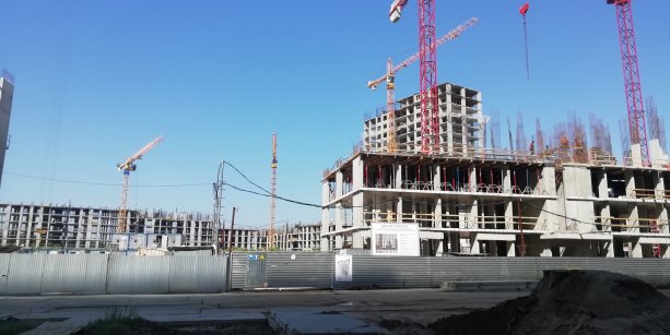 Строящийся ЖК Новоград Павлино в Балашихе.