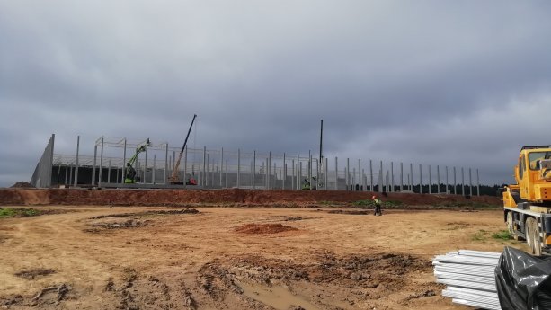 Строительство нового распределительного центра на территории «PNK парка Чашниково».