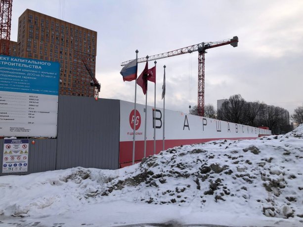 РГ Девелопмент начинает строительство МФК Варшавские ворота.