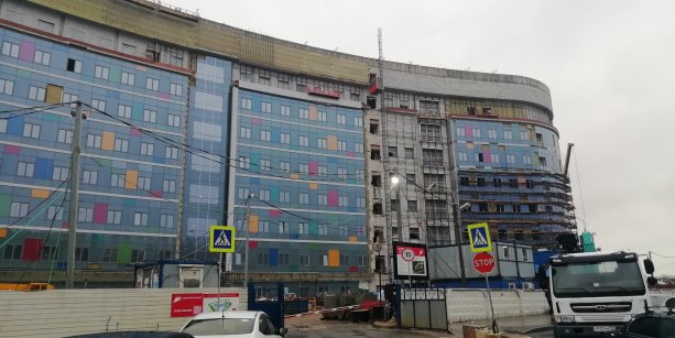 Строительство крупной областной детской Больницы в Красногорске.