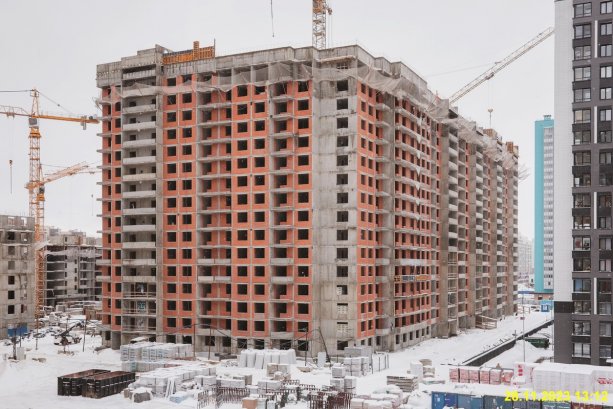 Строящийся жилой квартал ФОТОГРАФ в СПб.