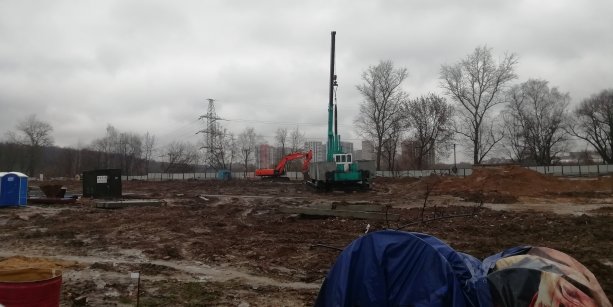 Строительство ЖК Реновации в поселке Новобратцевский Митино.