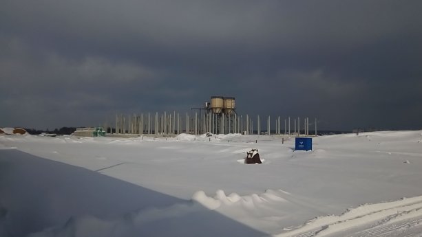 Строительство молочного комбината Евромол на территории округа ​Раменское.