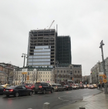 Строительство офисного комплекса класса А «Тверская Плаза 1C» на 2-ой Брестской.