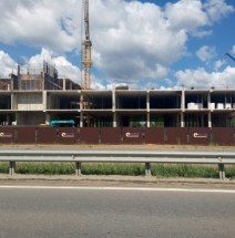 Строительство нового многофункционального торгового комплекса в Солнечногорске.