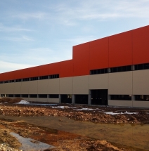 Строящийся производственно-складской  комплекс РоялТафт.