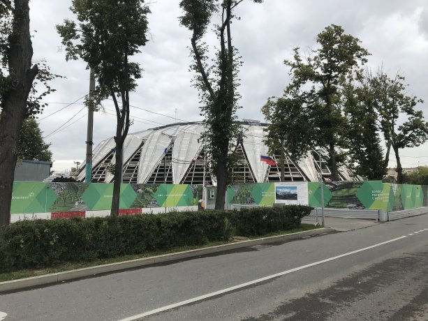 Реконструкцию спортивного зала «Дружба» Лужники закончат в 2020 году