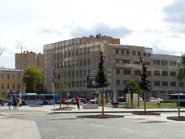 Строительство гостиничного комплекса MGallery by Sofitel на Зубовской площади.