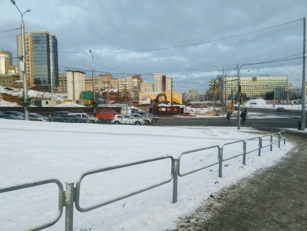 Строительство крупнейшего МФЦ Эспланада Пермь.