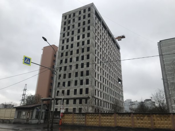 Новый строящийся Офисно-Деловой центр на севере Москвы.