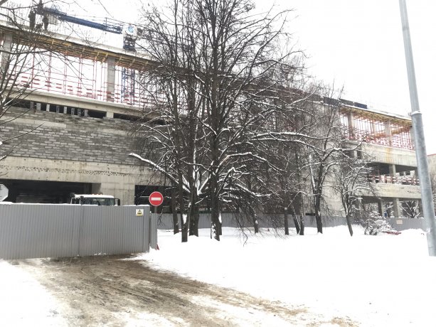 Активная реконструкция кинотеатра «Витязь».