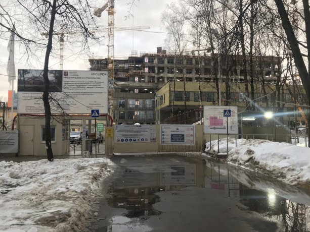 Строительство нового лечебно-диагностического комплекса 70 тыс. кв. м А.Логинова.