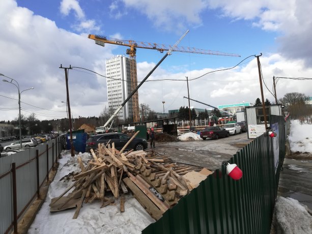 Строительство производственного комплекса НПП «Доза» в Зеленограде.