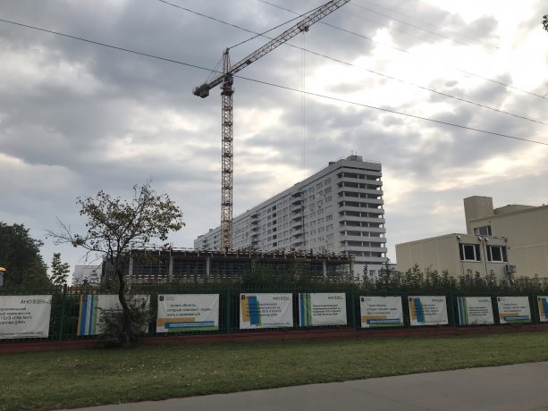 Строительство нового корпуса больницы № 15 имени О.М. Филатова.