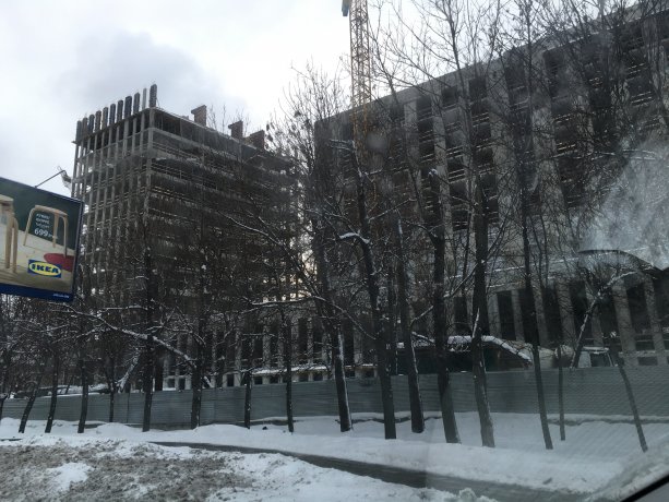 Строительство гостиницы  NOVOTEL на Ленинградском шоссе вл. 63