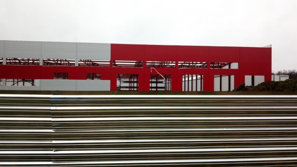 Строительство завода по производству композитных панелей Дубна.