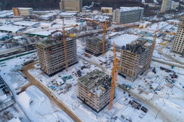 Масштабный строящийся квартал Лосиноостровский от ПИК.