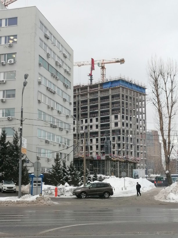 Строительство нового Бизнес-Центра GEOLOG на ул. Обручева.