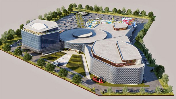 Строительство крупнейшего аквапарка «Экватория» с гостиницей​ в Красноярске.