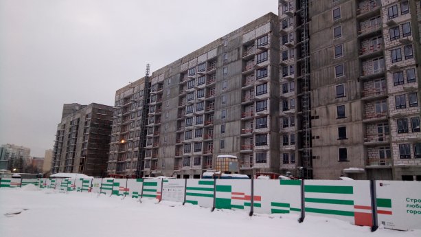 Продолжается строительство масштабного Жилого Квартала в рамках реновации, ул. Родниковая, вл. 5А