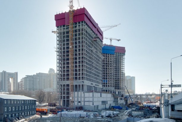 Строительство жилого комплекса Will Towers в Раменках.