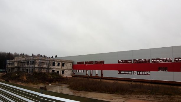 Строительство нового завода по производству композитов Беролюкс.