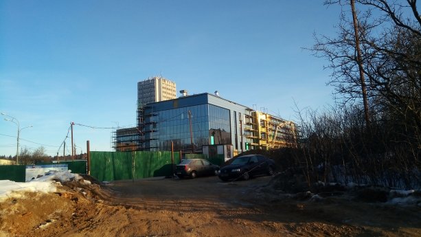 Строительство производственного комплекса НПП «Доза» в Зеленограде.