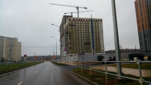 Строящийся квартал «Первый Московский»  3 этап.