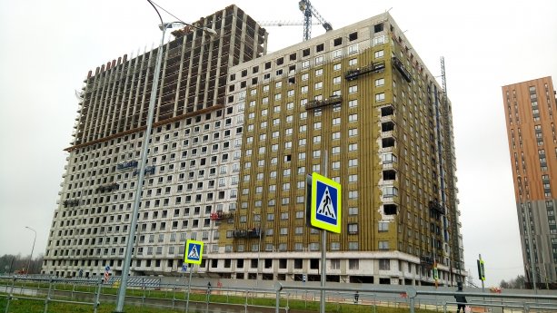 Строящийся квартал «Первый Московский»  3 этап.