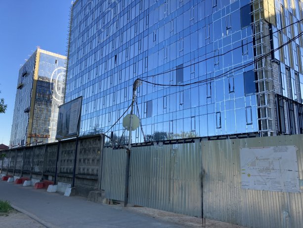 Продолжается строительство БЦ Ostankino business park.