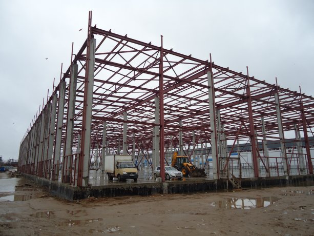 Строительство складского комплекса в поселке Кардо-Лента.